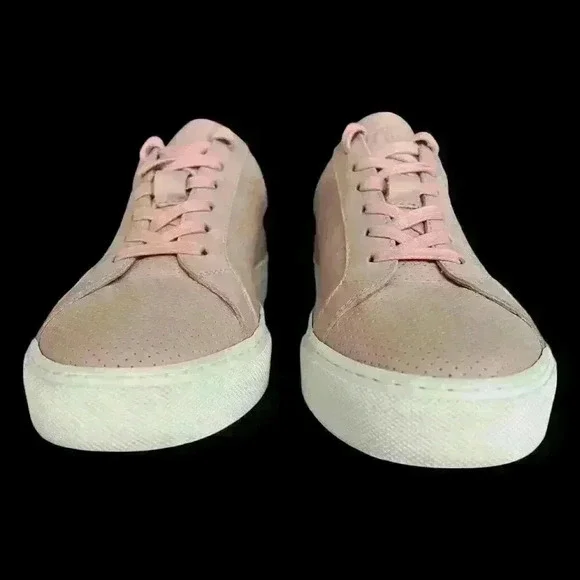 Greats Brooklyn The Royal Pink Perforated Leather Sneaker Italy Size 8.5 - Picture 10 of 15